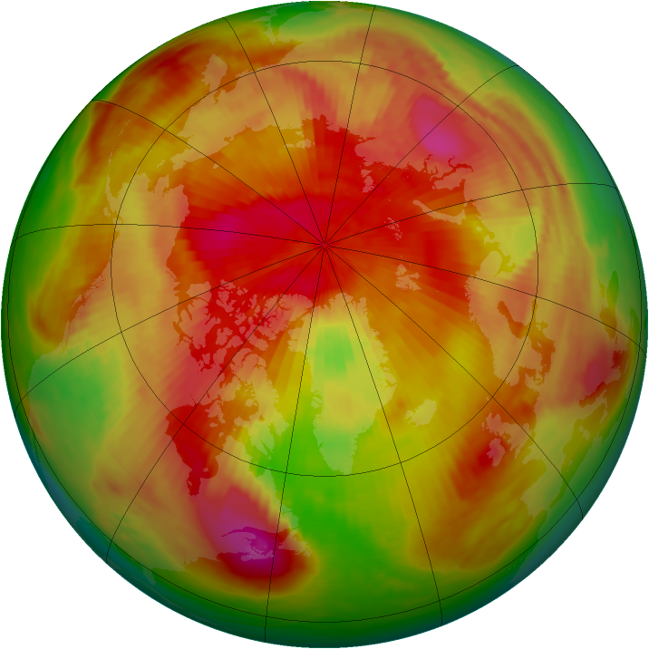 Arctic ozone map for 08 April 1979